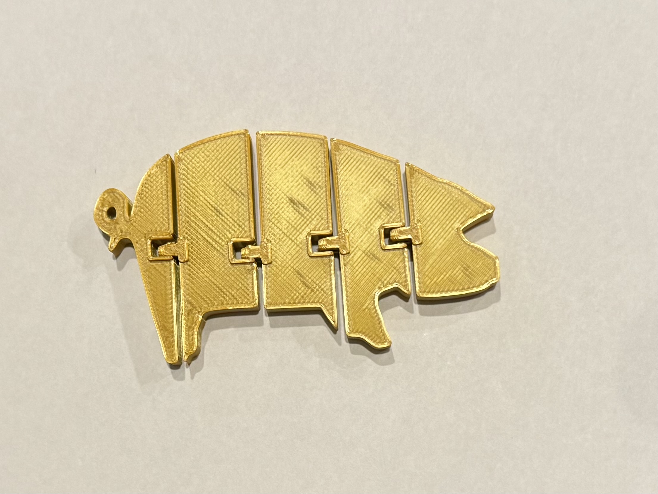 Articulated pig