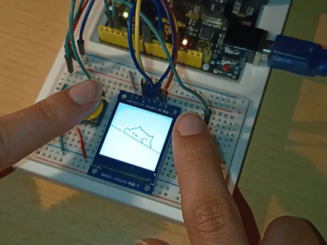 Working Bongo Cat on Arduino UNO
