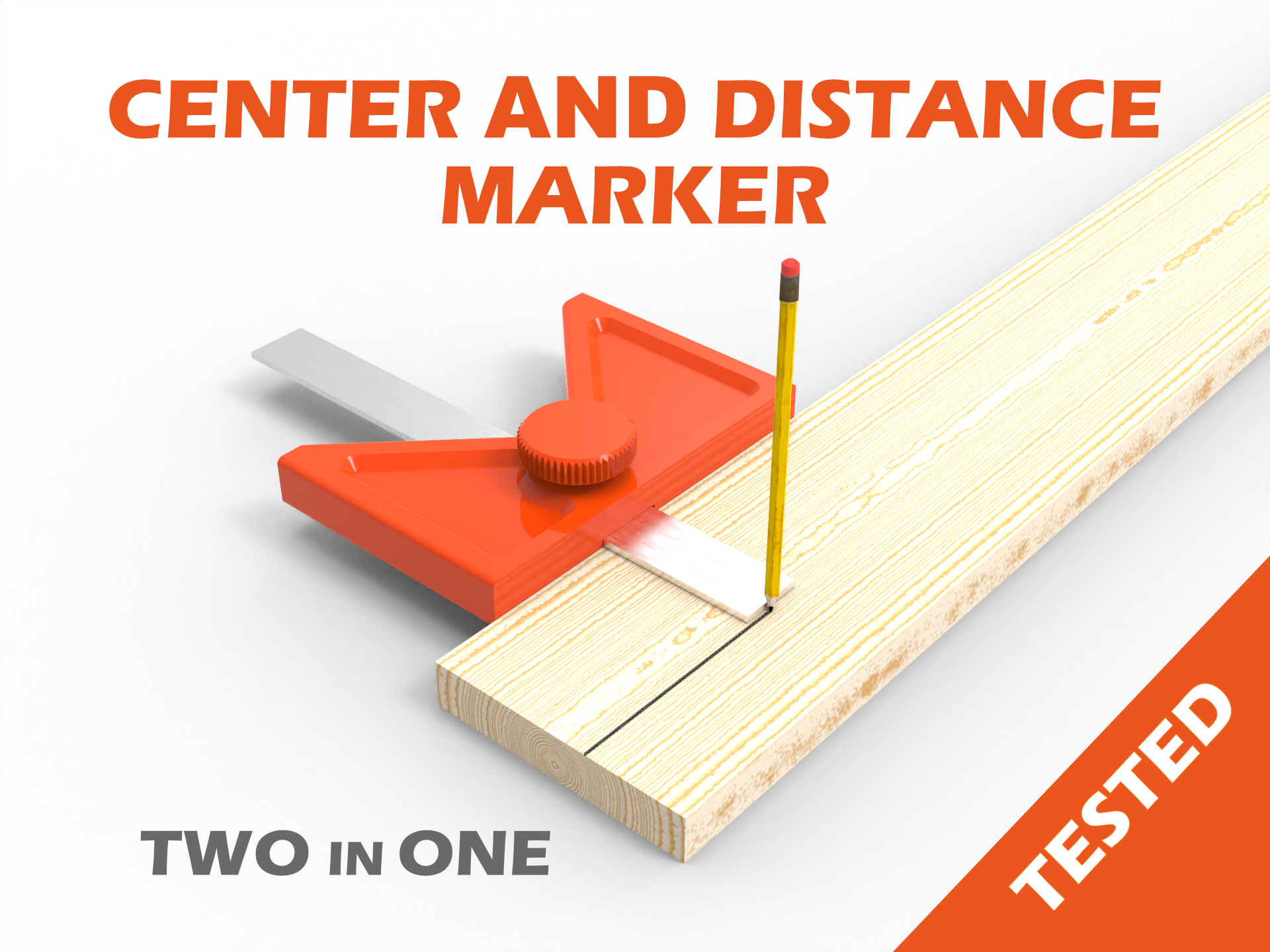 LINE AND CENTER MARKER - TWO IN ONE - (Tested)