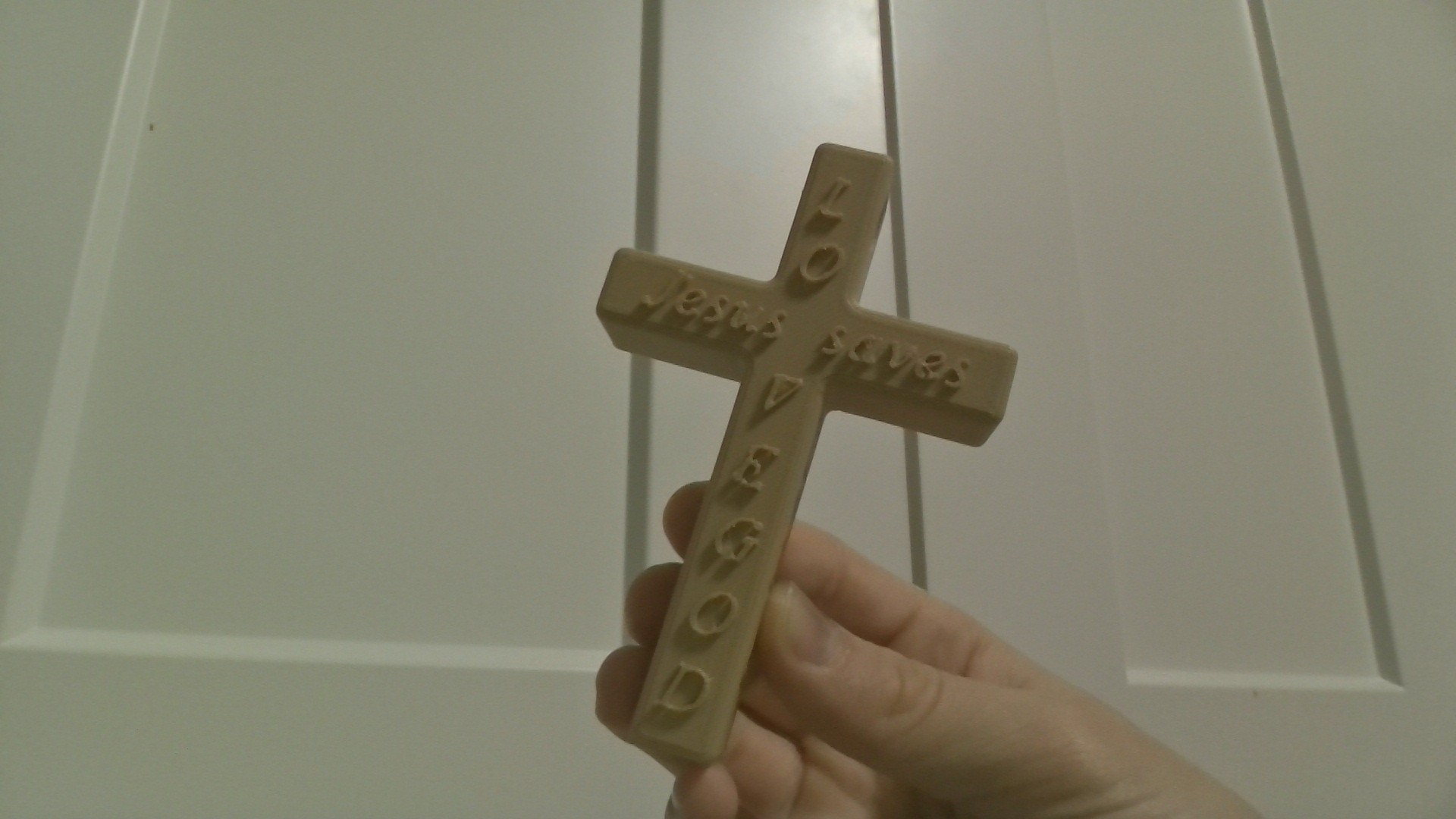 Cross keychain
