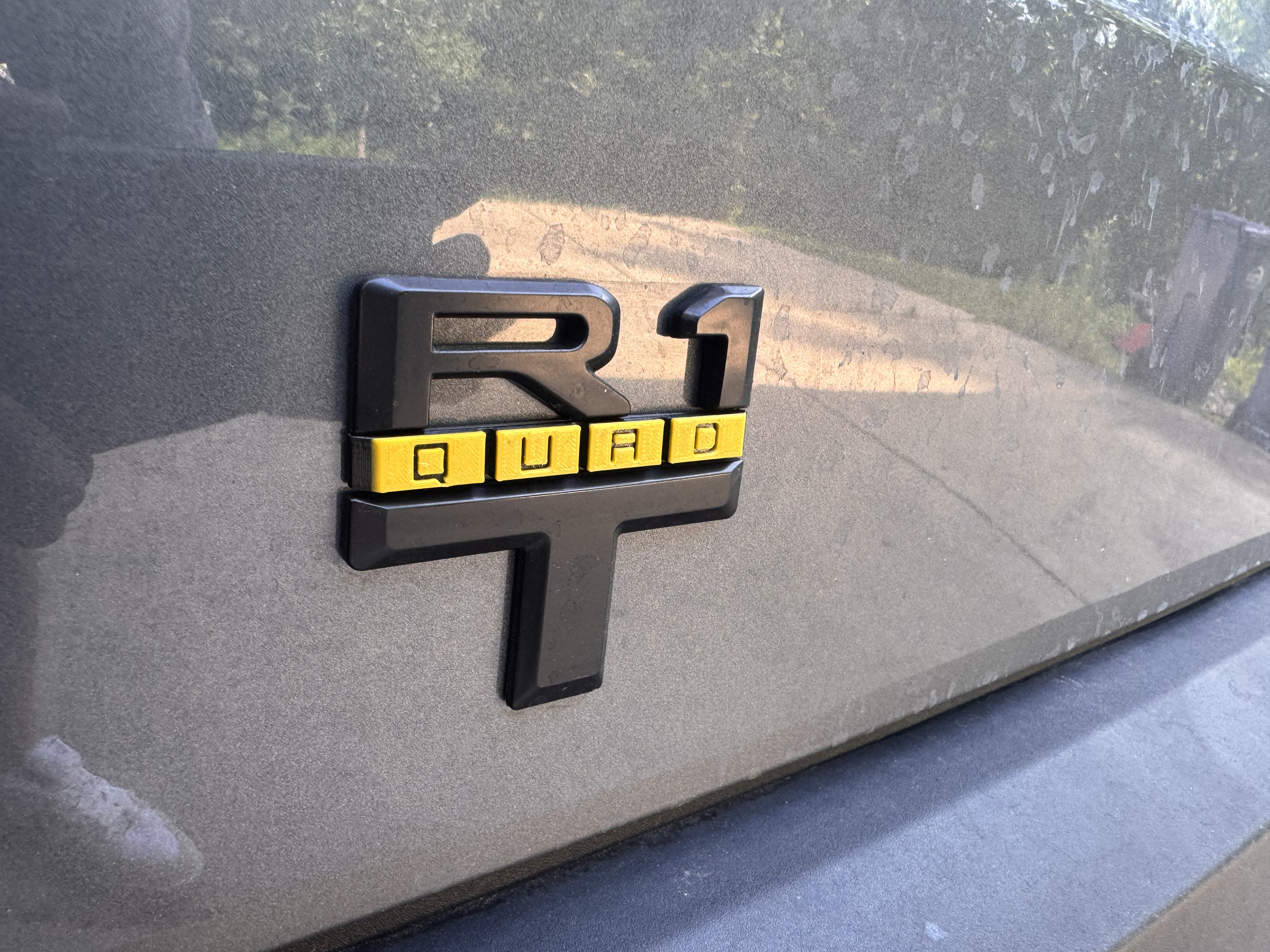 Rivian QUAD Badge (Line Only)