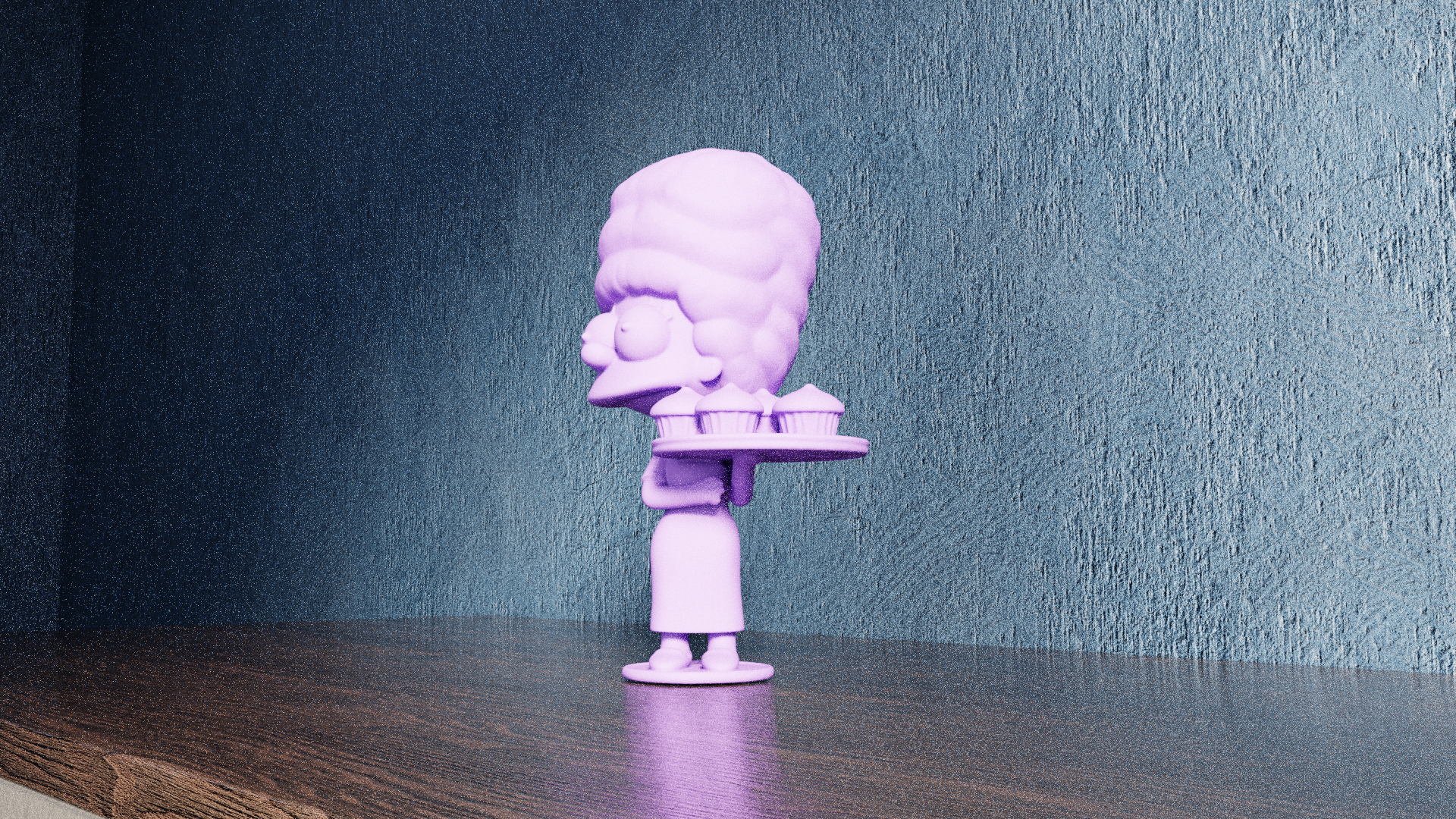 Miniatura 6 do modelo 3D Chibi Marge Simpson