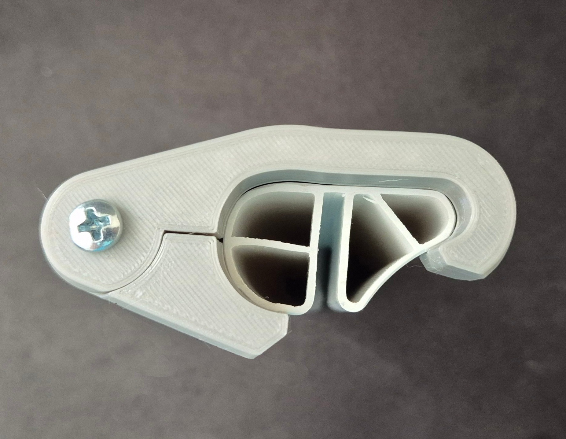 Azuro Vario pool (Mountfield) top edge holder (semi-finished product)
