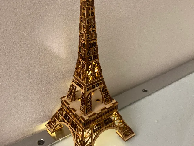 Eiffel Tower Model for woodcut