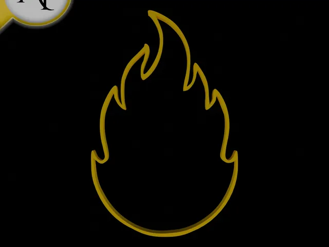 Simple Flame Symbol - 2D Art