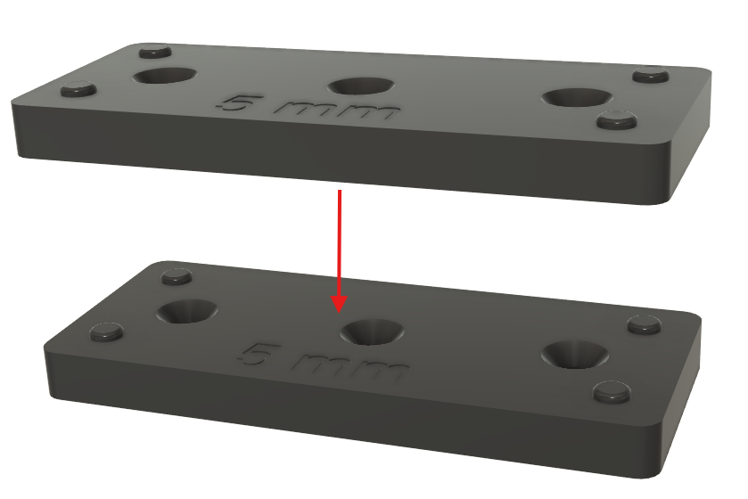 Stackable Spacers / Shims for Leveling and Mounting