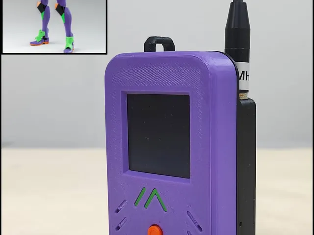 Faketec V4 case Meshtastic with GPS, 5-way Joystick, and 1.5" Oled