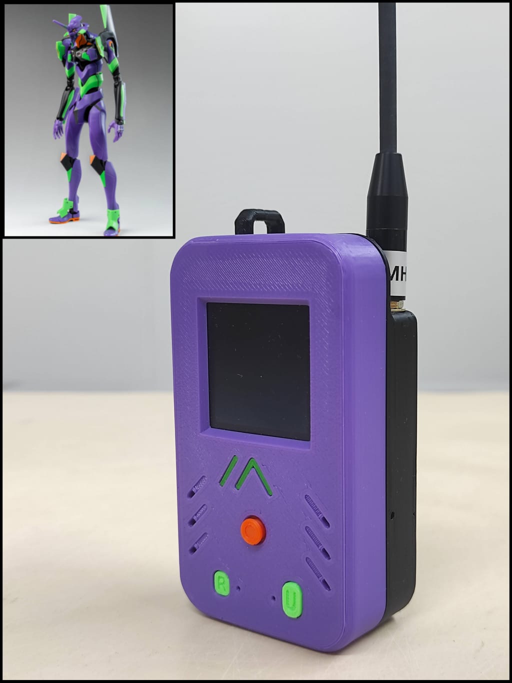 Faketec V4 case Meshtastic with GPS, 5-way Joystick, and 1.5" Oled