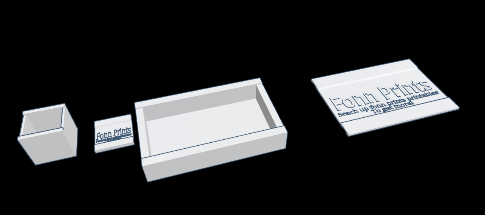 Box with easy off lid!