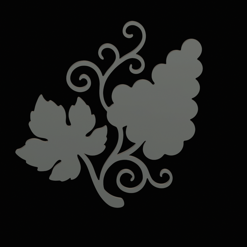 relief wine 2 symbol model by Artman | Download free STL model ...