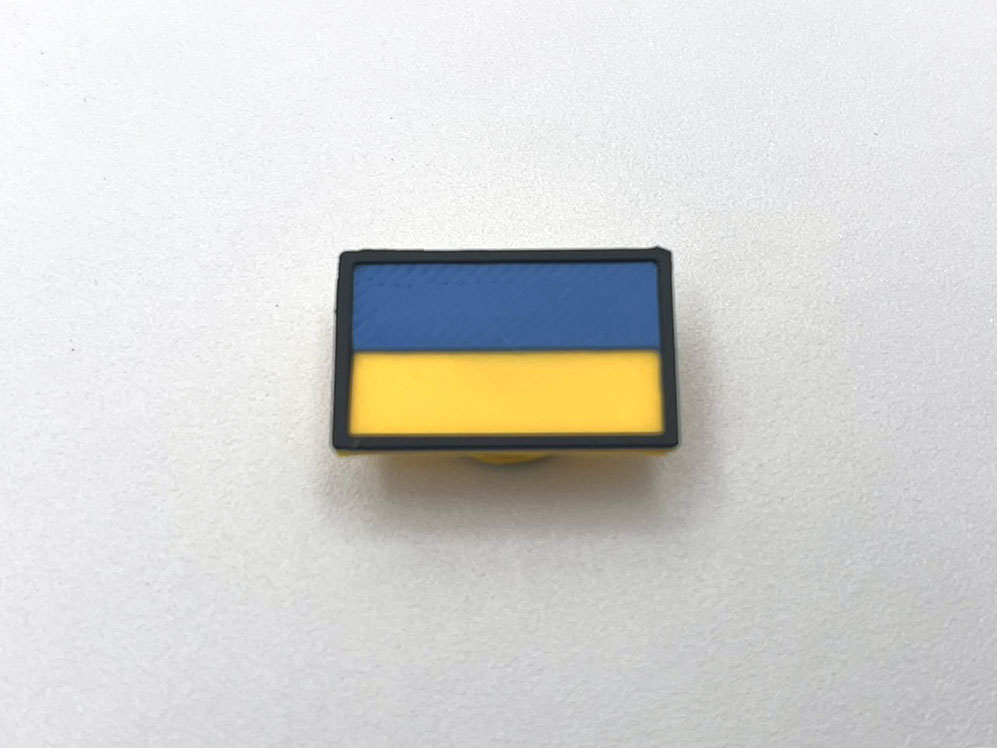Ukraine (Ukrainian) Flag Jibbit(s) for Crocs