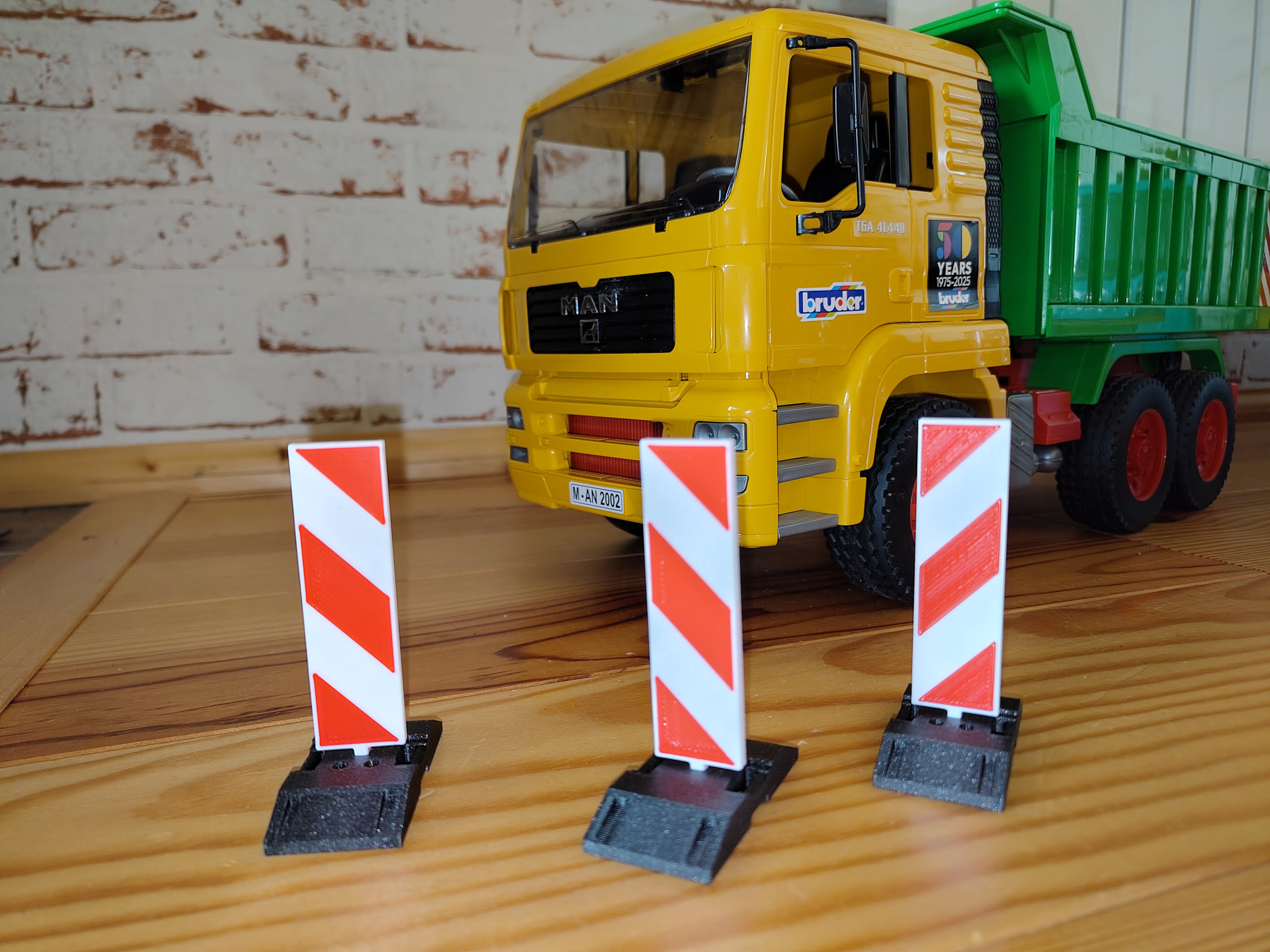 Spielzeug Baustellen Warnbake Warning Bark Bruder