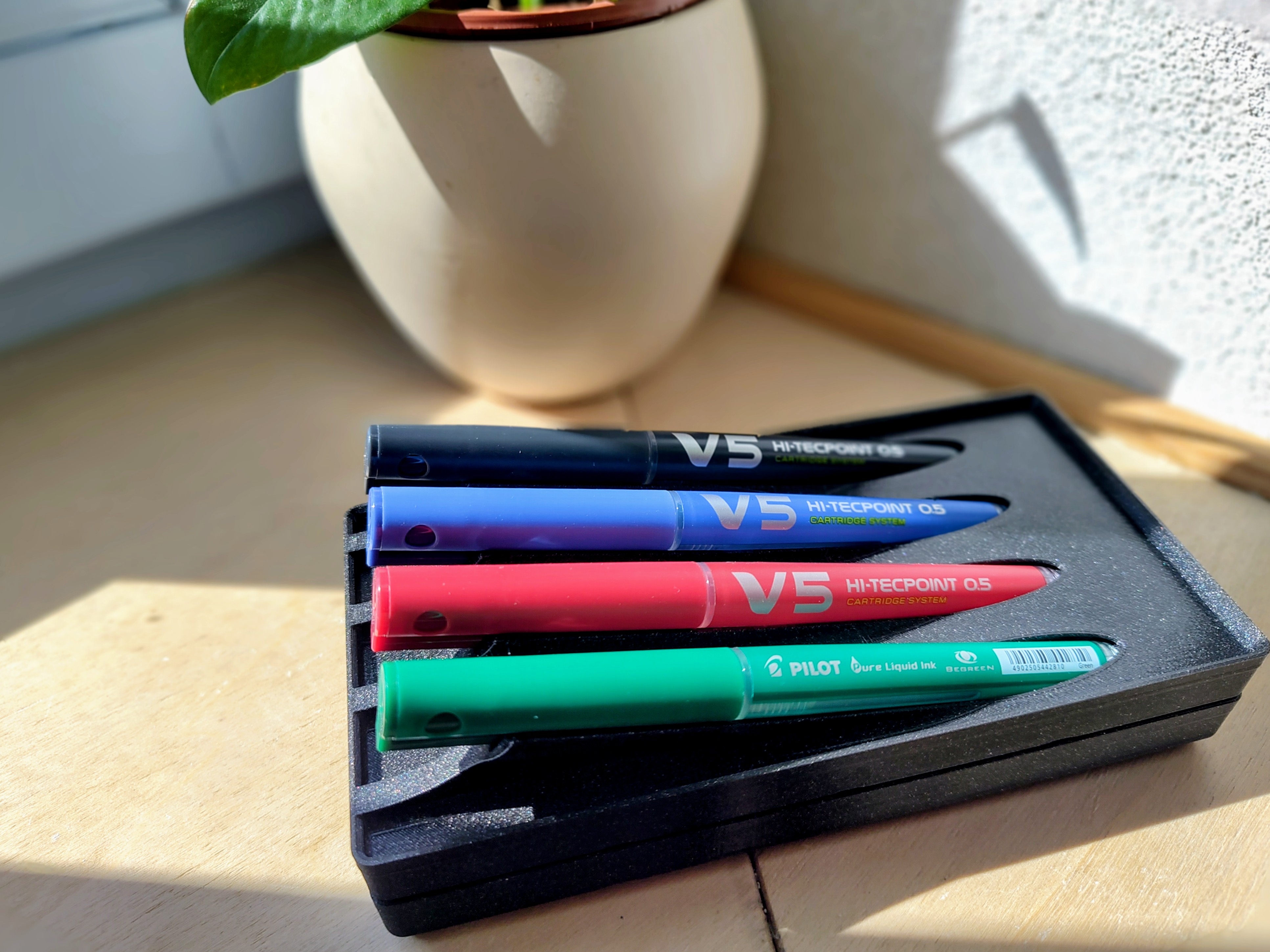 Gridfinity Pilot V5/V7 Hi-Tecpoint refillable pen holder