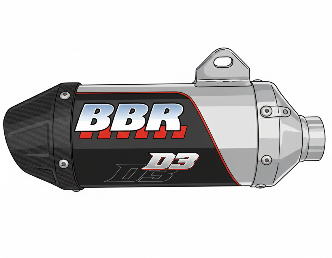 BBR D3 Exhaust wall hanger