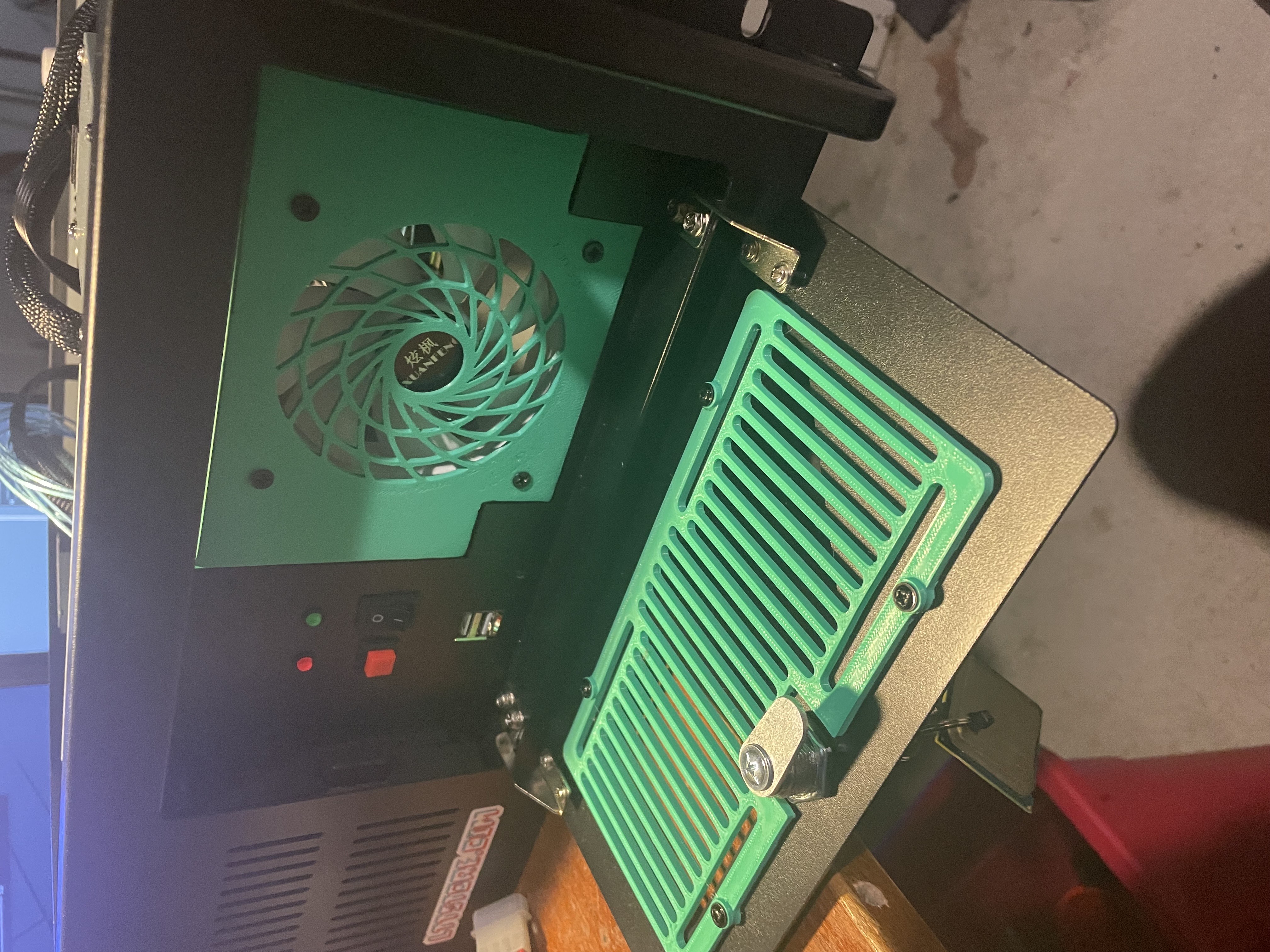 4u Rack Case grille and fan mount (for 4508GS)