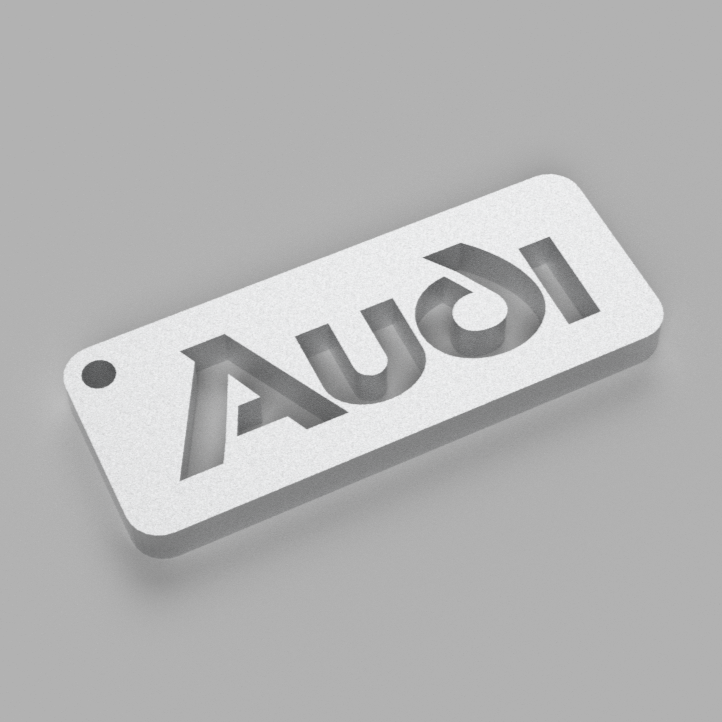 Miniatura 3 do modelo 3D Audi Keychain