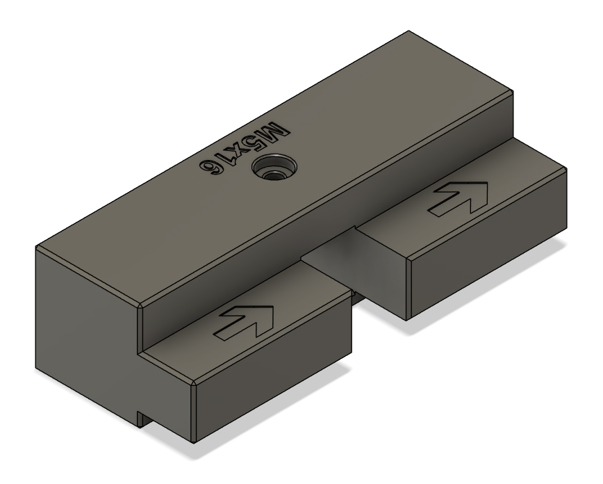 Sawing/Cutting Jig for 20x20mm Aluminium Profiles