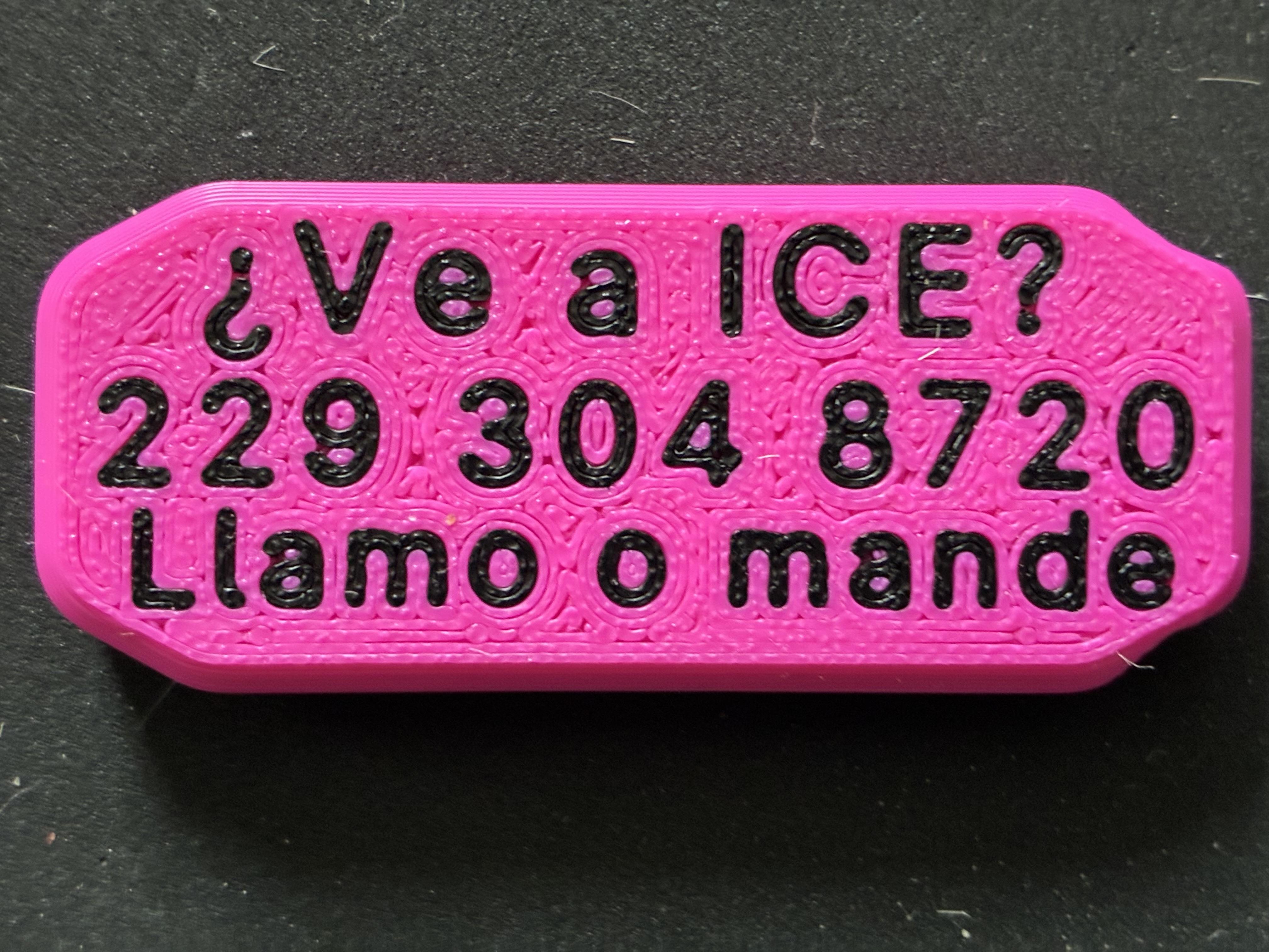 Loud NYC ICE hotline whistle