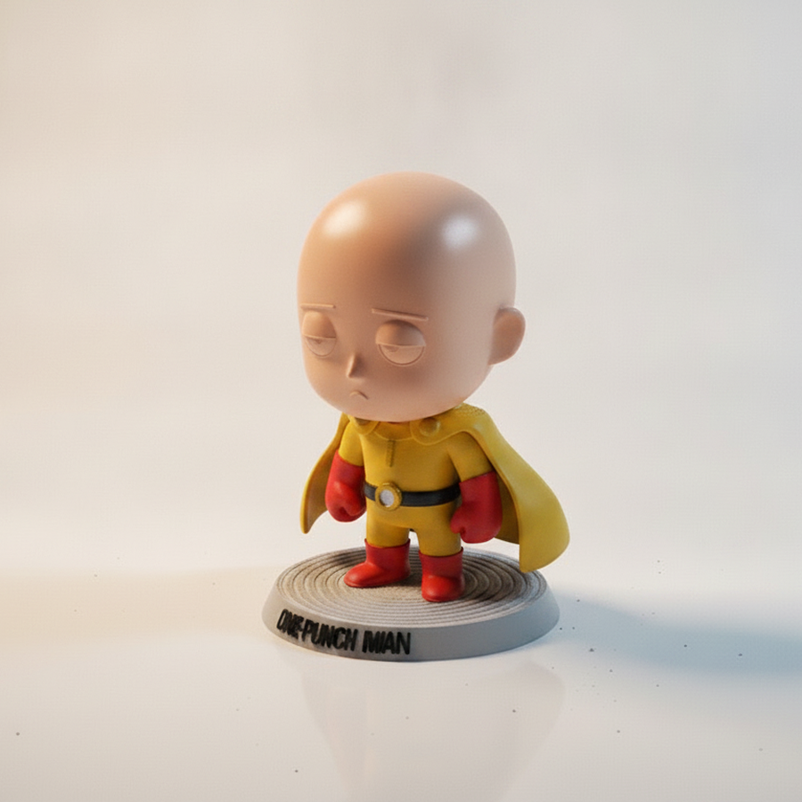 Saitama Bored Figurine 3D Printable