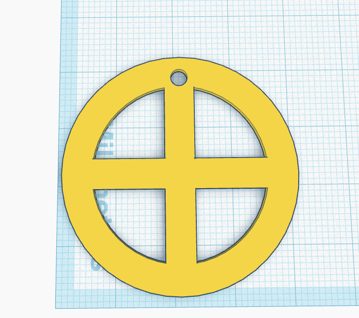 Another 0 A.D. Logo keychain