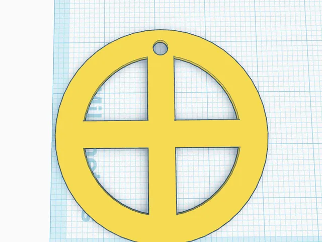 Another 0 A.D. Logo keychain