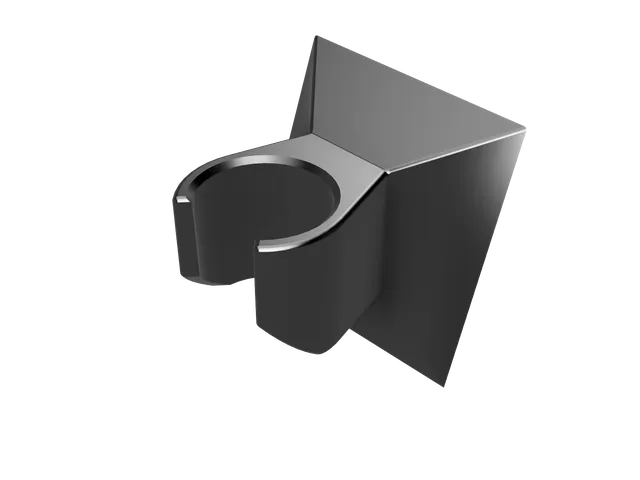 Shower holder angled