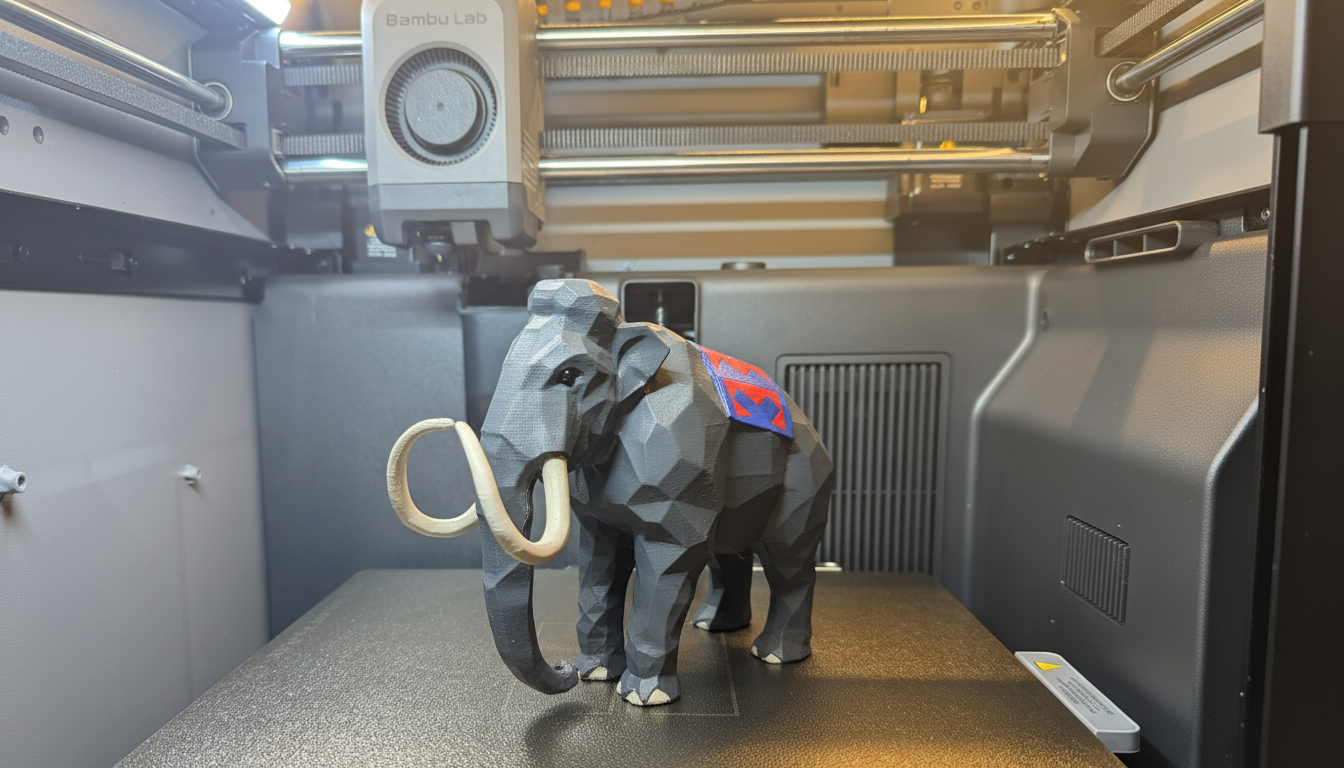 Low Poly Mammoth