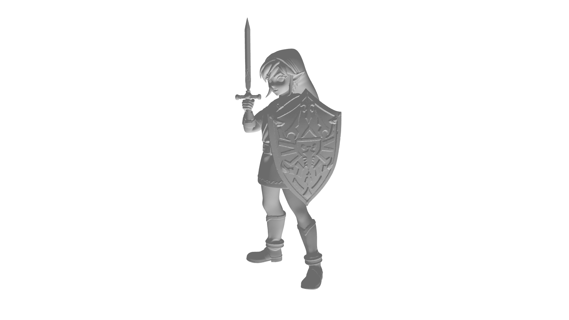 link legend of zelda v2 3D model