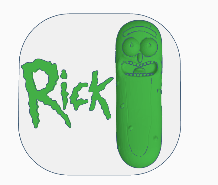 Corsair capswap Pickle Rick