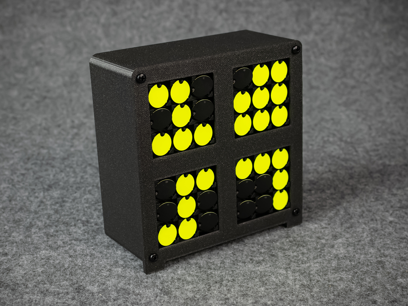 Miniatura 8 do modelo 3D Modular Flip-Disc Clock Enclosure