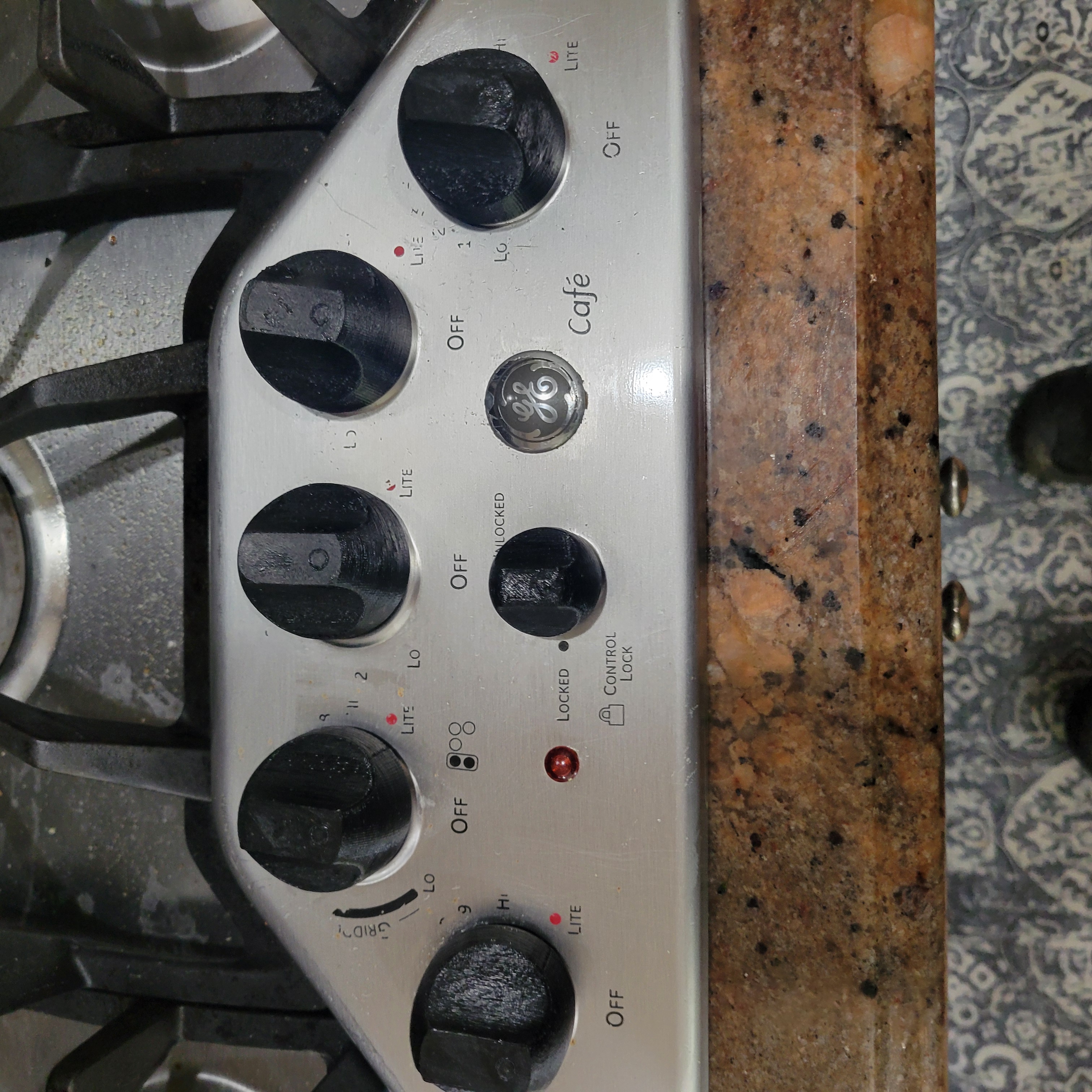 Cook Top Knobs - GE Cafe