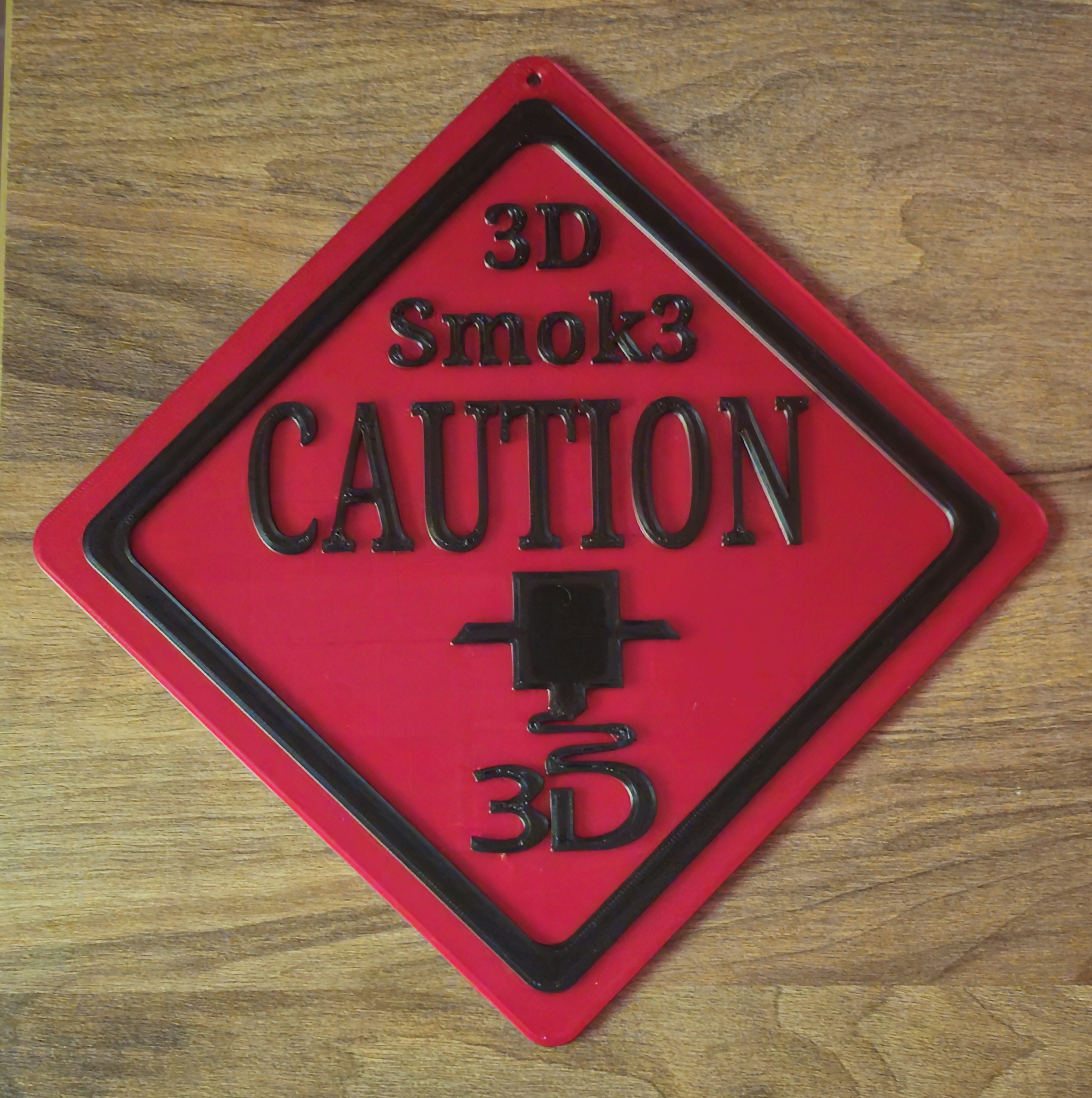 Caution 3d
