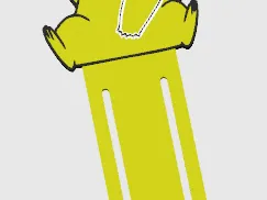 Pikachu Bookmark Colorized 4 Colors