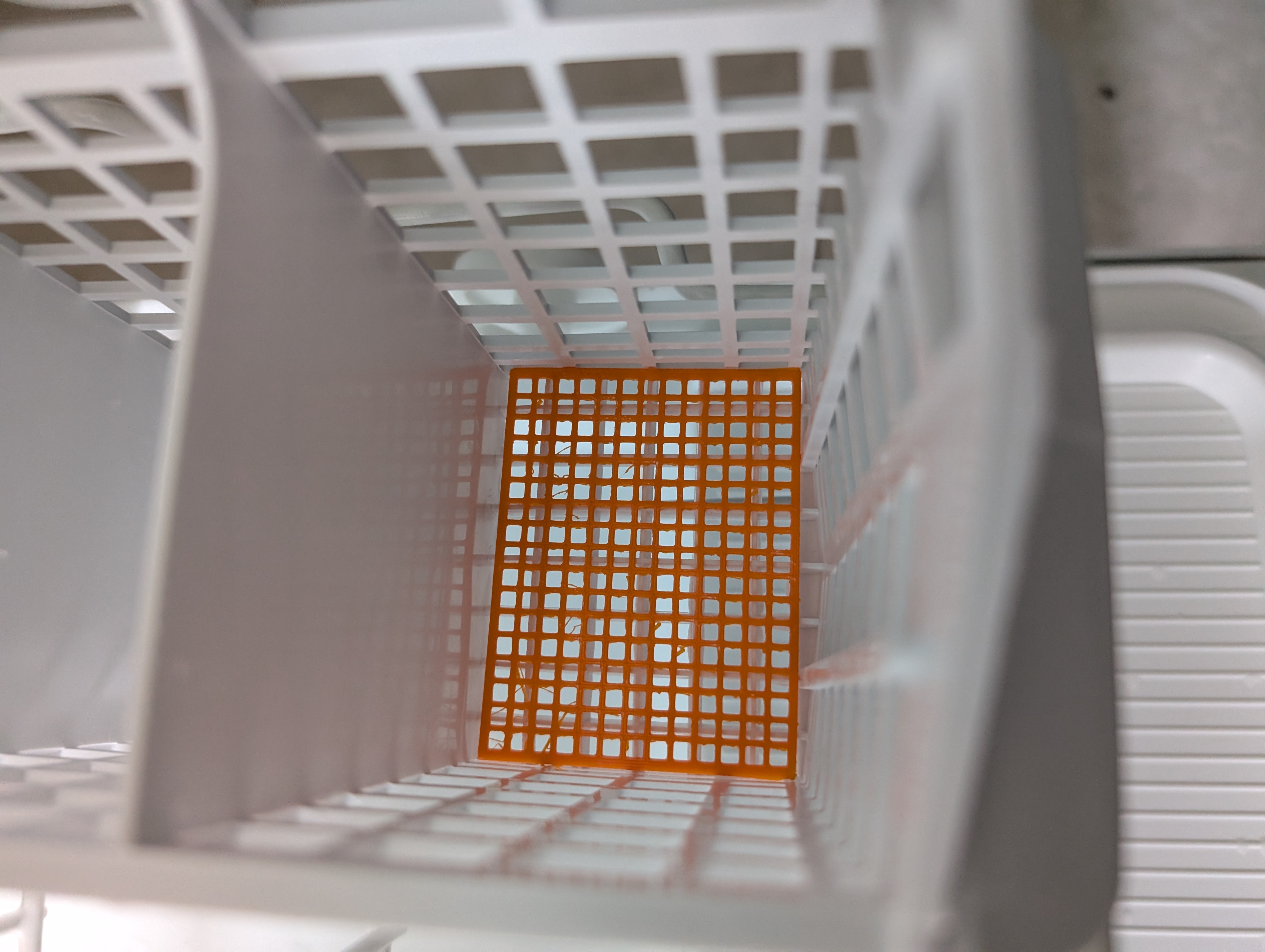 Dishwasher basket bottom for chopsticks & small items