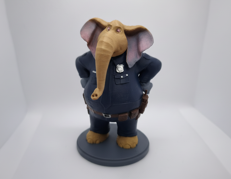 Officer Pennington from zootopia 3D model