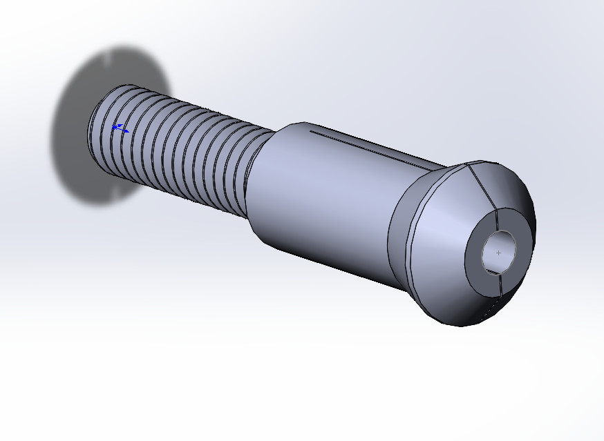 Collet for model knife