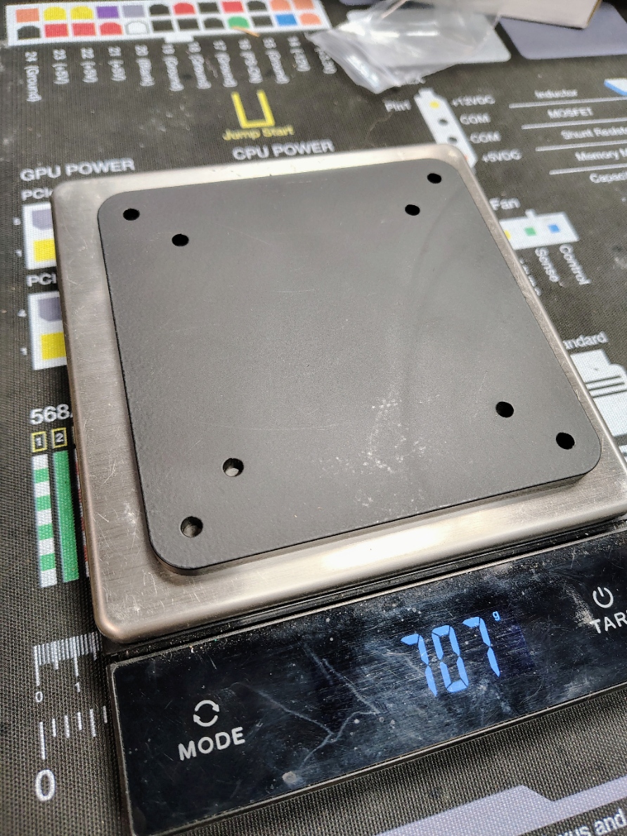 VESA weight for monitor arm [700g or 1.5 pound]