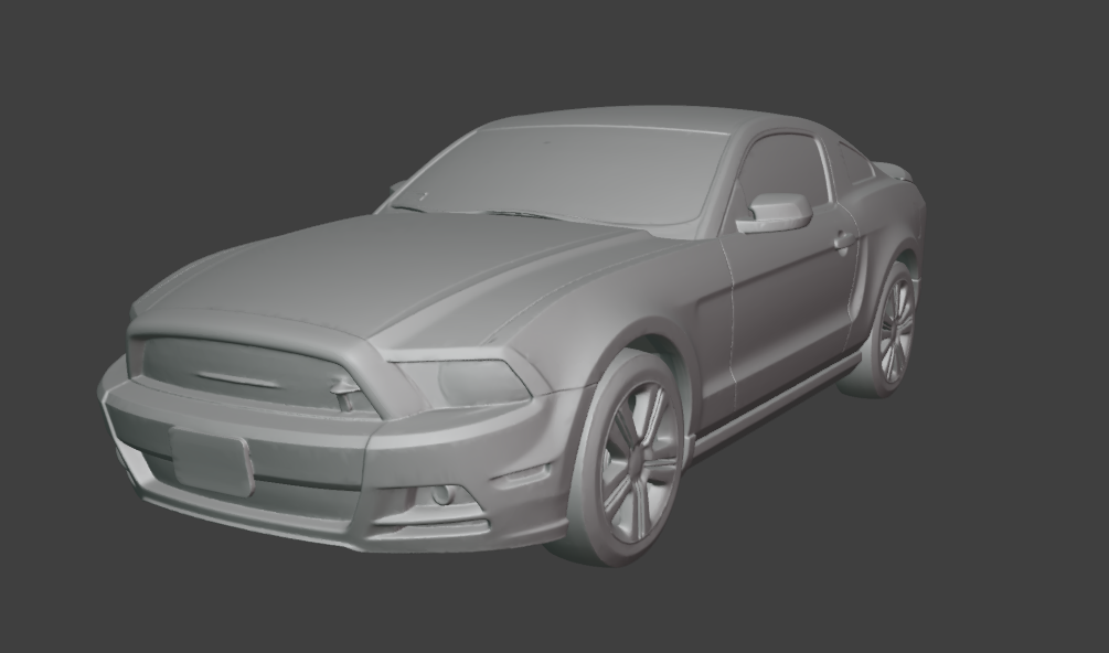 Ford Mustang S197 high detail