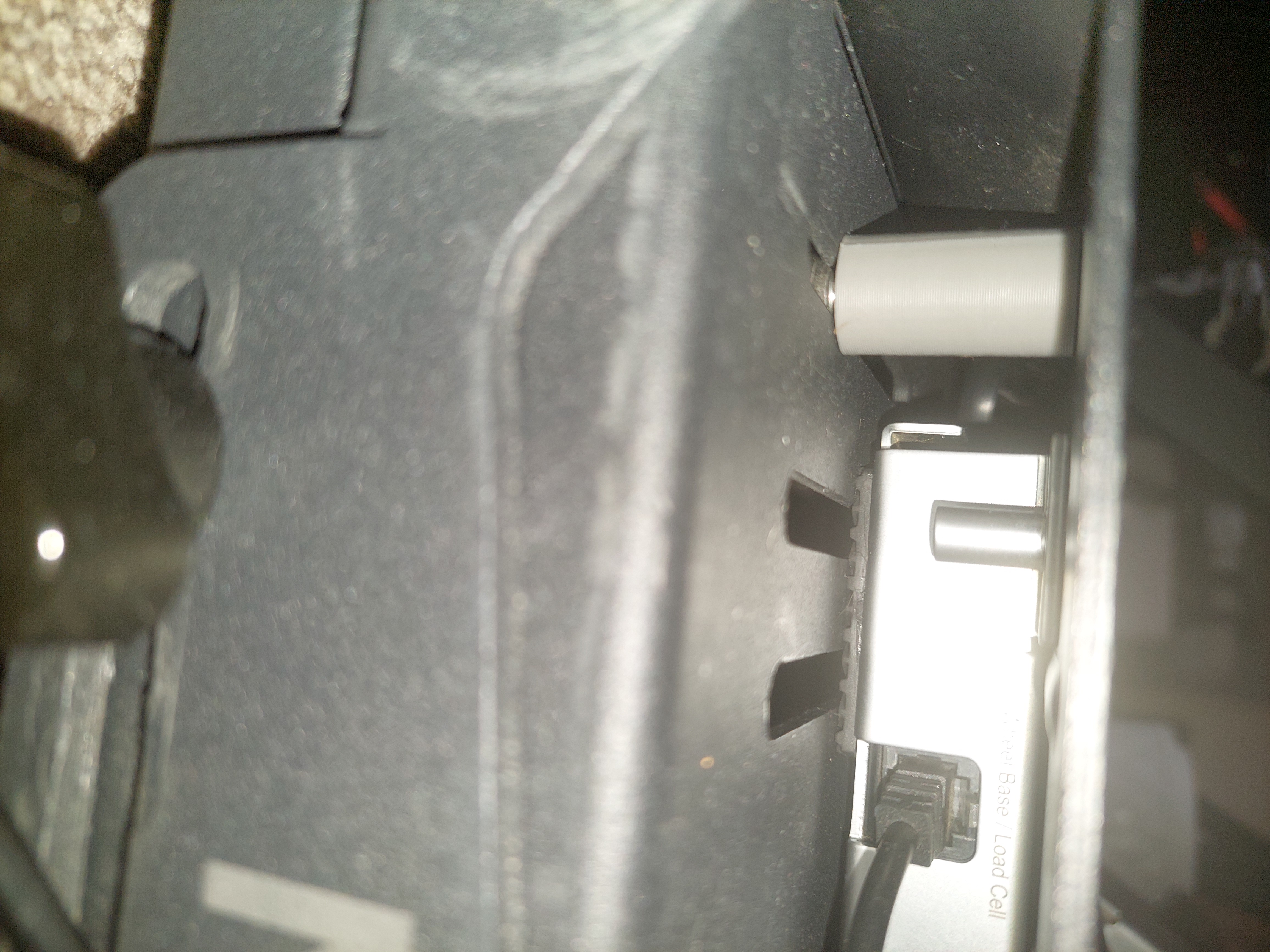 Fanatec CSL Pedals to Next Level Racing Wheelstand 2.0 Screw post
