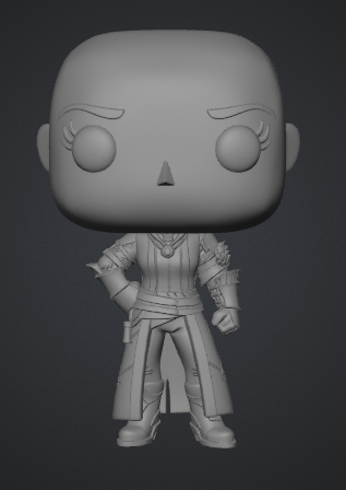 Destiny 2 Ikora 3D model