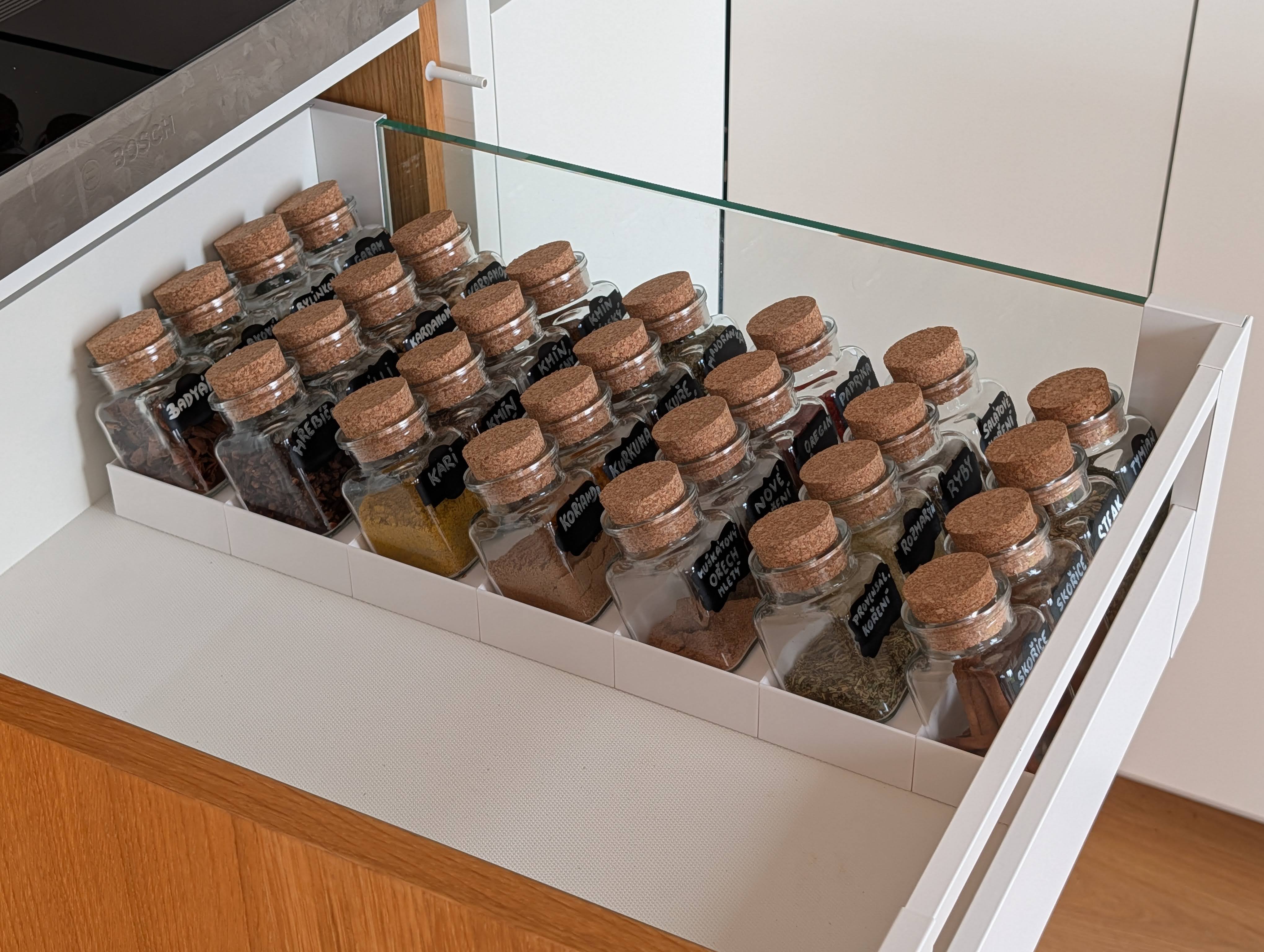 Spice Drawer Organizer