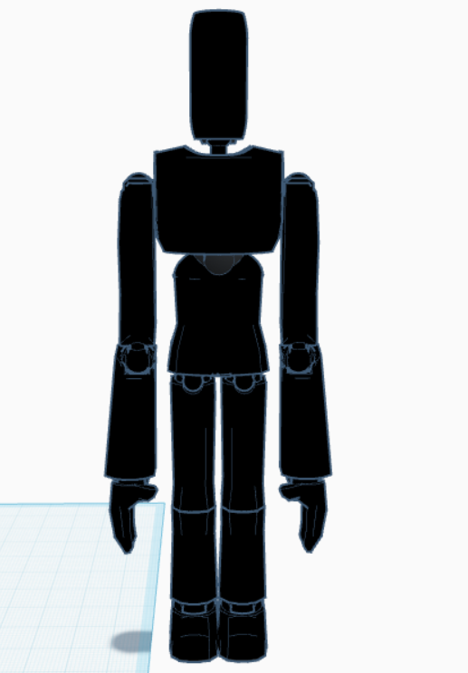 Articulated פרחים "Flowers" Roblox Figure from VibingleafYT & Roblox Forsaken