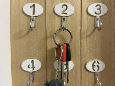 Highlandcow keychain