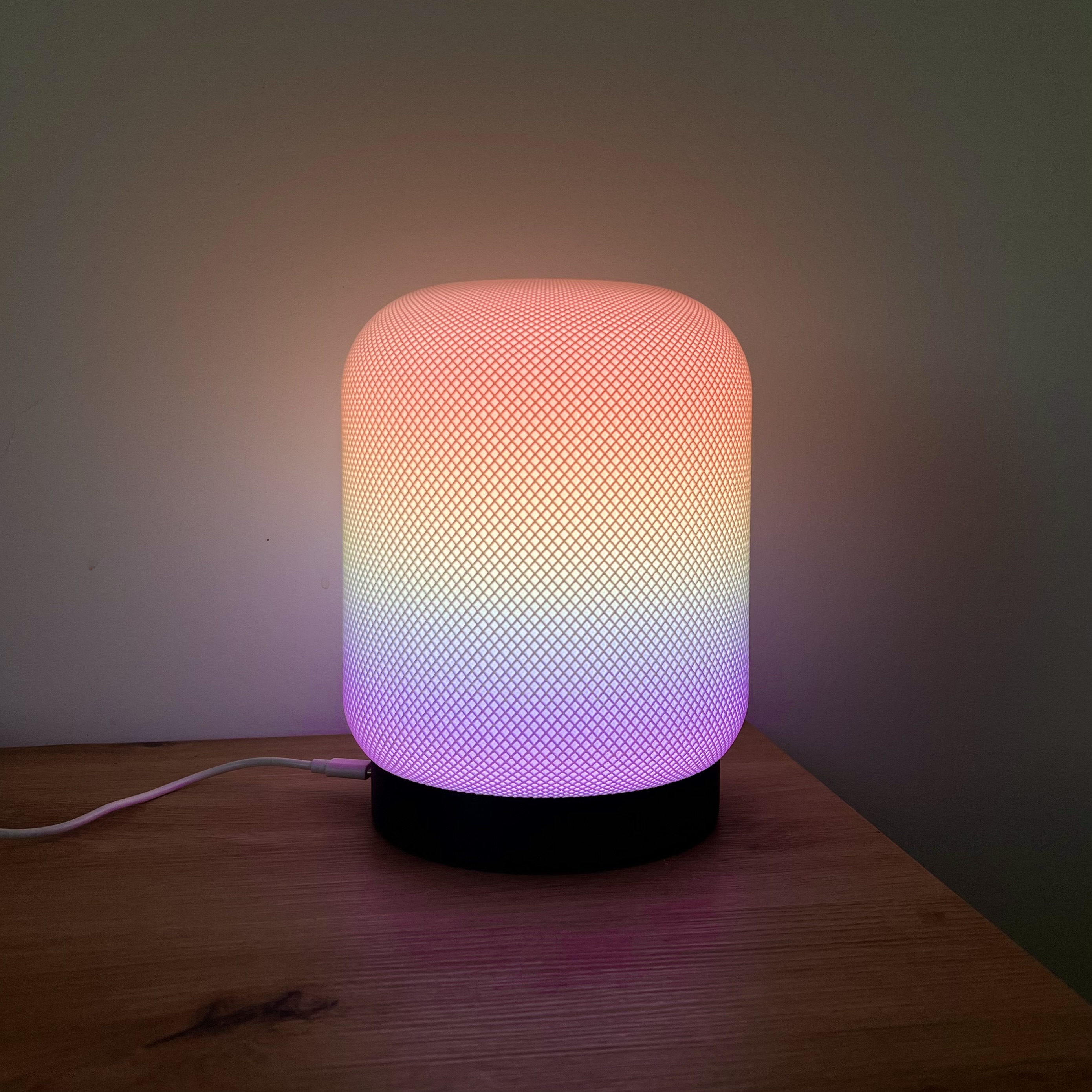 Smart RGB LED Lamp with ESP32 and WLED