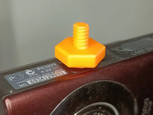 1/4-20 UNC Withworth male to male camera/tripod screw