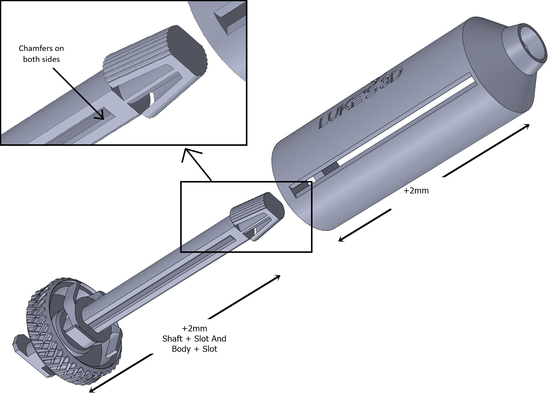 Ratched toothpaste tube squeezer v2.1CMW