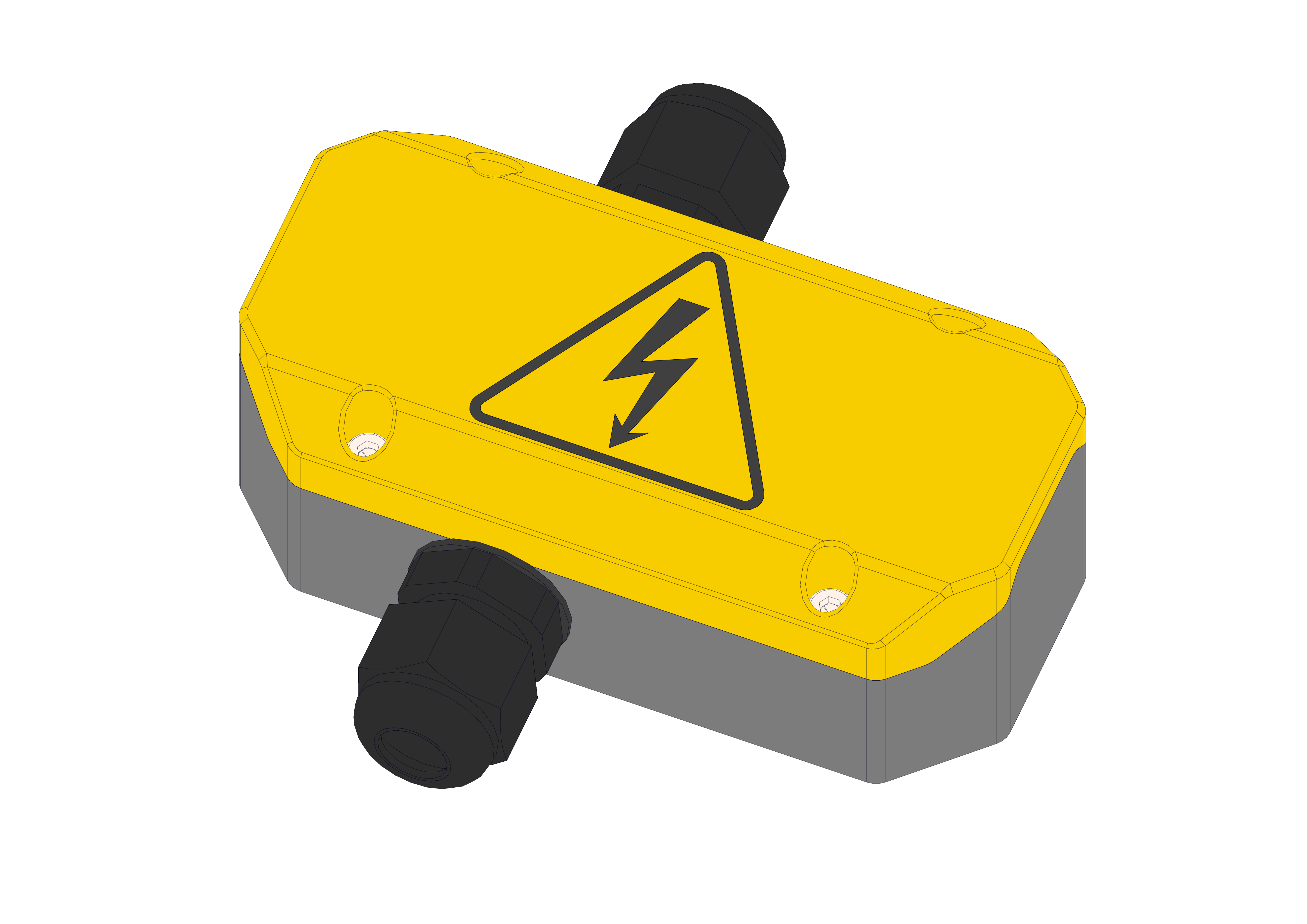 Distribution box for Wago terminals