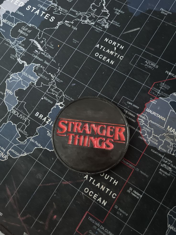 stranger things cup pad/coaster