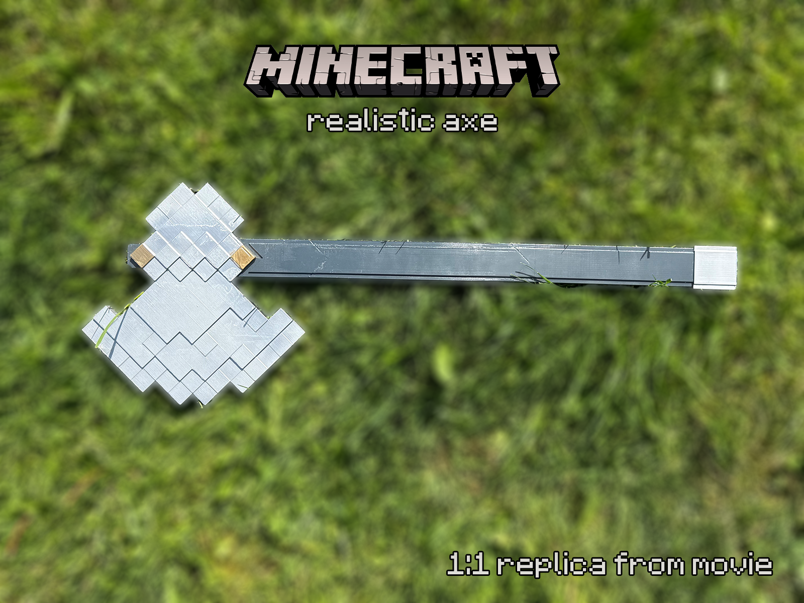 Minecraft axe (1:1 replica from the movie)