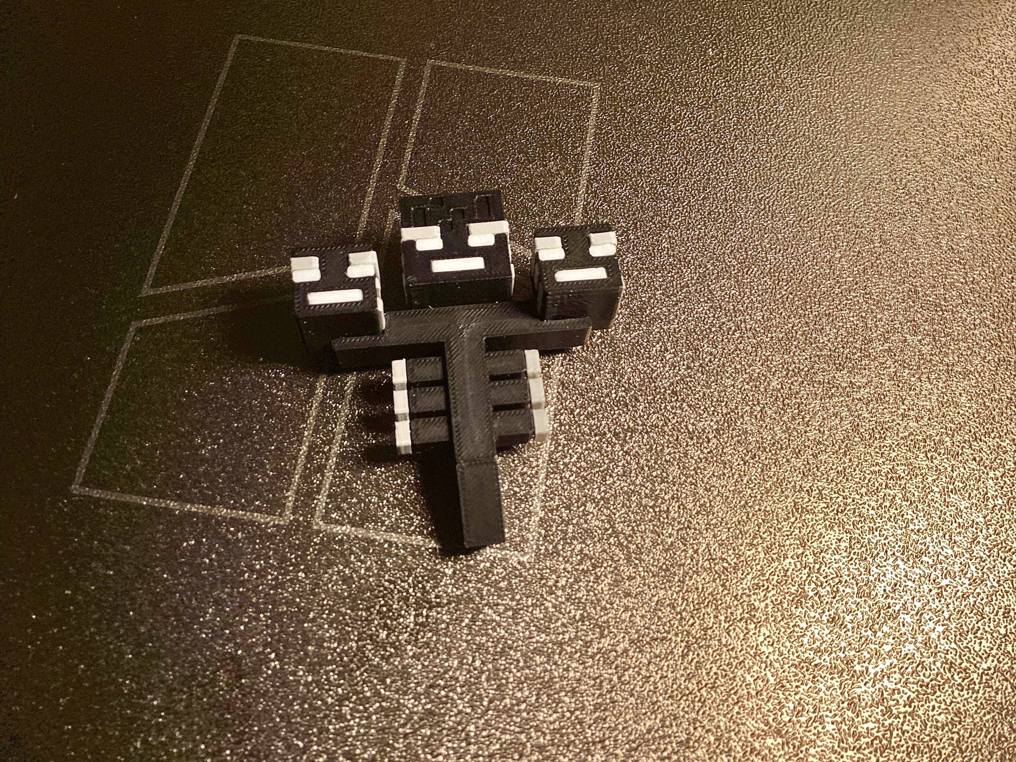 Miniatura 2 do modelo 3D Minecraft like Wither
